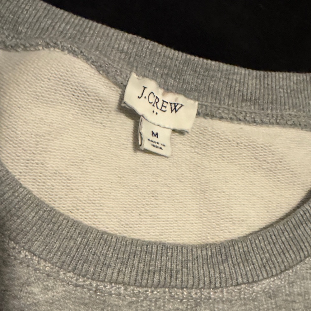J. Crew Factory Heather Gray Oars New YorkLogo Sweatshirt - Picture 4 of 7